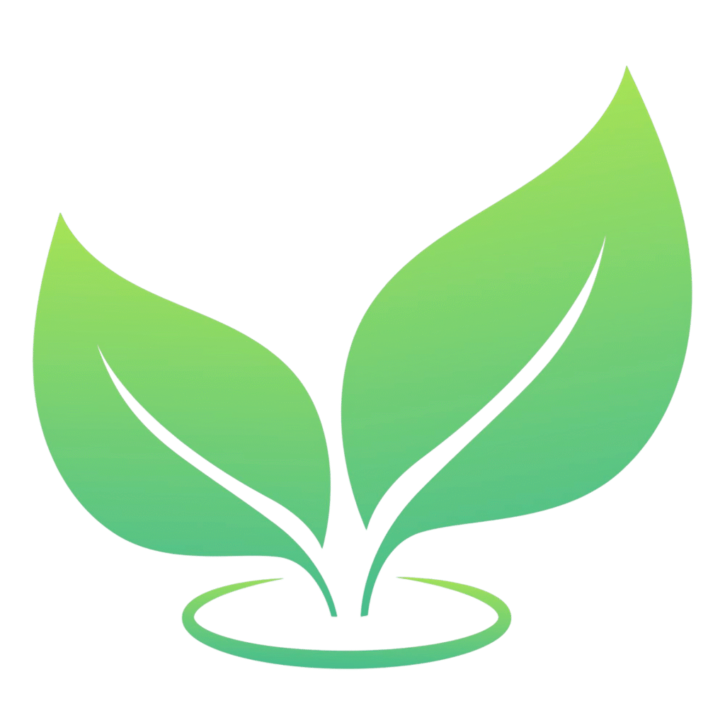 green leaves logo