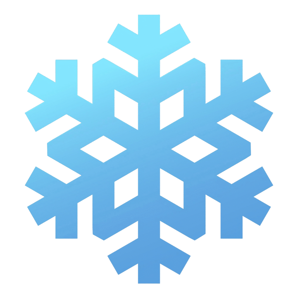 snowflake game icon illustration